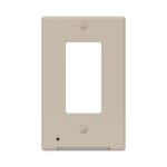 LumiCover Universal Decorator/GFCI Nightlight Wallplate, Almond